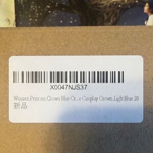 Light Blue Cosplay Crown